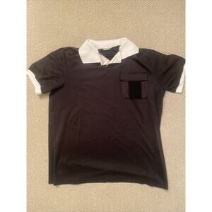 Black High 5 Referee Jersey Size Large With Front Pocket